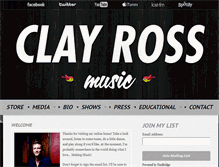 Tablet Screenshot of clayross.com